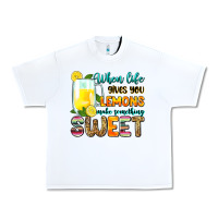 White when life gives you lemons make someting sweet Urban Heavy Tee - Zillion Design Studio