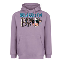 Lavender holy cow i'm bro Heavyweight Hoodie - MaliasSmallBusiness