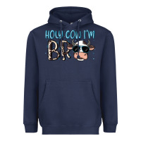 Navy holy cow i'm bro Heavyweight Hoodie - MaliasSmallBusiness