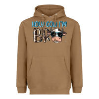 Toasted Coconut holy cow i'm bro Heavyweight Hoodie - MaliasSmallBusiness