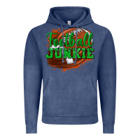 Vintage Denim football junkie Vintage Hoodie - texasbilliewilder