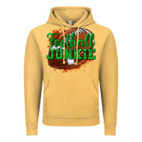 Vintage Mustard football junkie Vintage Hoodie - texasbilliewilder