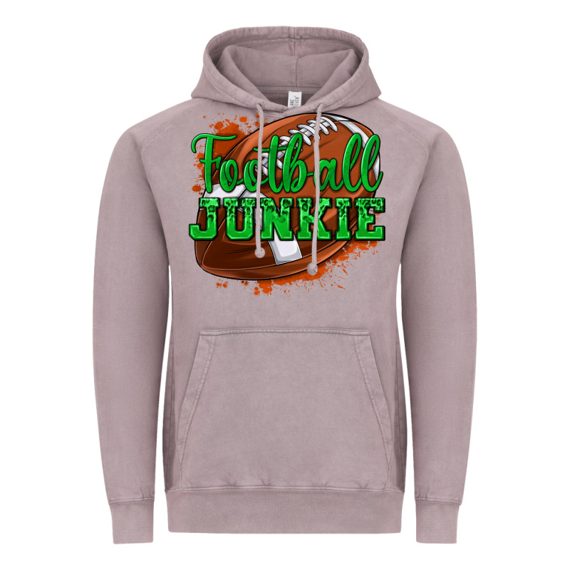 Football Junkie Vintage Hoodie by texasbilliewilder | Teevron