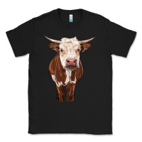 Black hereford cow Classic Tee - RanaPortraitStore