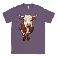 Lavender hereford cow Classic Tee - RanaPortraitStore