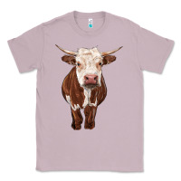 Lilac hereford cow Classic Tee - RanaPortraitStore
