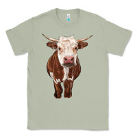 Matcha hereford cow Classic Tee - RanaPortraitStore