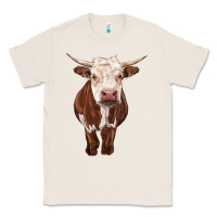 Natural hereford cow Classic Tee - RanaPortraitStore