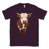 Plum hereford cow Classic Tee - RanaPortraitStore