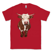 Red hereford cow Classic Tee - RanaPortraitStore