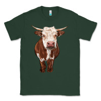 Sports Green hereford cow Classic Tee - RanaPortraitStore