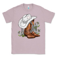 Lilac white  cowgirl  and roses Classic Tee - AdoDesignShop