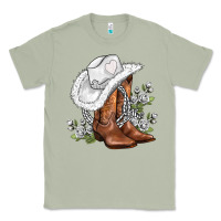 Matcha white  cowgirl  and roses Classic Tee - AdoDesignShop