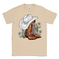 Mushroom white  cowgirl  and roses Classic Tee - AdoDesignShop