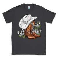 Smoke white  cowgirl  and roses Classic Tee - AdoDesignShop