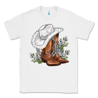 White white  cowgirl  and roses Classic Tee - AdoDesignShop