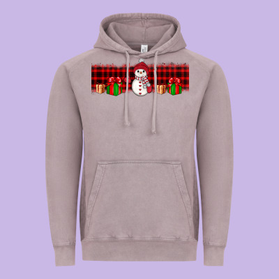 Christmas Snowman Vintage Hoodie Designed By Jahusdesignshop