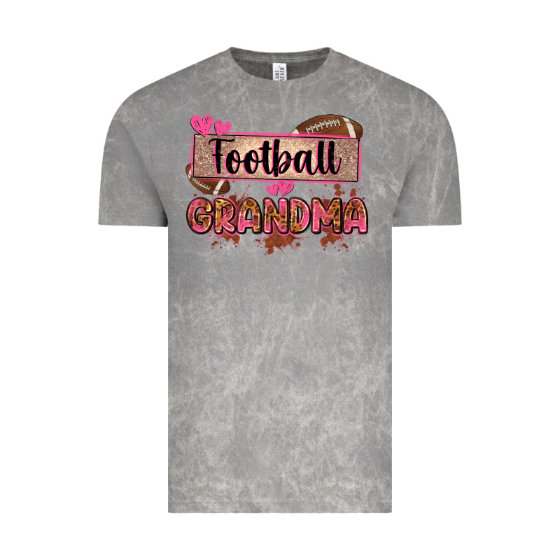 Football Grandma With Leopard Vintage Tee by Zillion Design Studio | Teevron