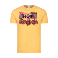 Vintage Mustard football grandma with leopard Vintage Tee - Zillion Design Studio