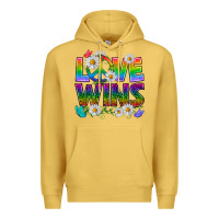 Antique Gold Pride LGBTQ+ Love Wins Premium Hoodie - BundleAndBundleShop