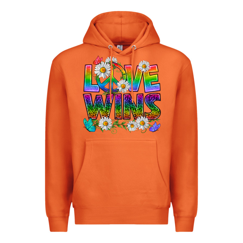 Pride Lgbtq+ Love Wins Premium Hoodie by BundleAndBundleShop | Teevron