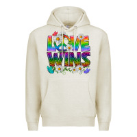 Oatmeal Heather Pride LGBTQ+ Love Wins Premium Hoodie - BundleAndBundleShop