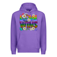 Purple Pride LGBTQ+ Love Wins Premium Hoodie - BundleAndBundleShop