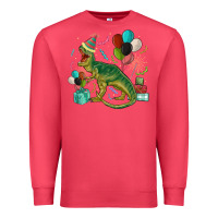 Cardinal party t rex Premium Sweatshirt - MaliasSmallBusiness