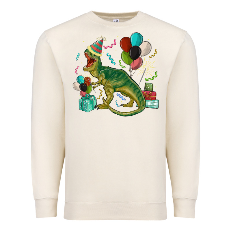 Party T Rex Premium Sweatshirt by MaliasSmallBusiness | Teevron