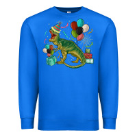 True Royal party t rex Premium Sweatshirt - MaliasSmallBusiness