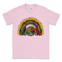 Bubblegum Pink mexico sunflower rainbow Classic Tee - HRA Design Shop