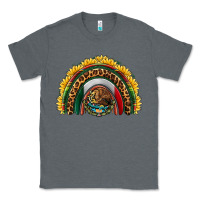 Charcoal Heather mexico sunflower rainbow Classic Tee - HRA Design Shop