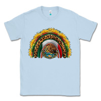 Dusty Blue mexico sunflower rainbow Classic Tee - HRA Design Shop