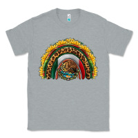Heather Grey mexico sunflower rainbow Classic Tee - HRA Design Shop
