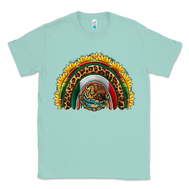 Mexico Sunflower Rainbow Classic Tee by HRA Design Shop | Teevron