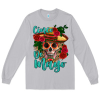 Moon Dust cinco de mayo skull Long Sleeve Tee - HRA Design Shop