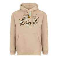 Mushroom bee kind Heavyweight Hoodie - MaliasSmallBusiness