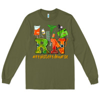 Army Green registered nurse juneteenth Long Sleeve Tee - AdoDesignShop