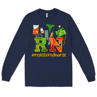 Navy registered nurse juneteenth Long Sleeve Tee - AdoDesignShop