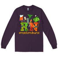 Plum registered nurse juneteenth Long Sleeve Tee - AdoDesignShop