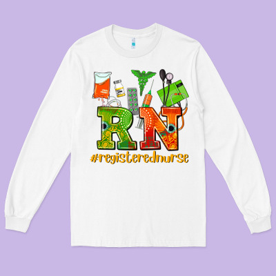 Registered Nurse Juneteenth Long Sleeve Tee Designed By Adodesignshop