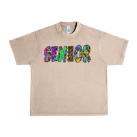 French Oak senior 2022 tie die leopard Urban Heavy Tee - RanaPortraitStore