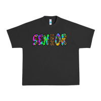 Pigment Black senior 2022 tie die leopard Urban Heavy Tee - RanaPortraitStore