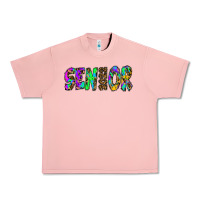 Salmon senior 2022 tie die leopard Urban Heavy Tee - RanaPortraitStore
