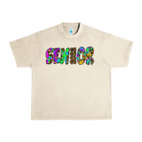 Sandshell senior 2022 tie die leopard Urban Heavy Tee - RanaPortraitStore