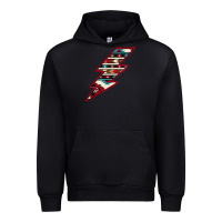 Black Western Aztec Pattern Lightning Urban Hoodie - Bettercallsaul