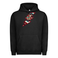 Pigment Black Western Aztec Pattern Lightning Urban Hoodie - Bettercallsaul