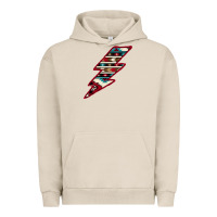 Pigment French Oak Western Aztec Pattern Lightning Urban Hoodie - Bettercallsaul