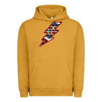 Pigment Peanut Butter Western Aztec Pattern Lightning Urban Hoodie - Bettercallsaul