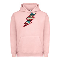 Pigment Salmon Western Aztec Pattern Lightning Urban Hoodie - Bettercallsaul